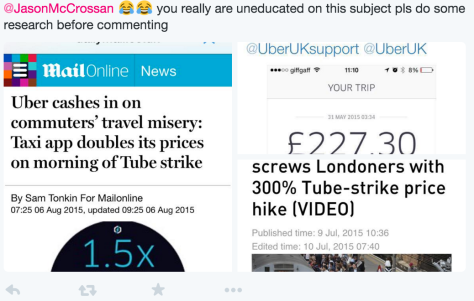 Uber scare stories